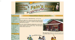 Desktop Screenshot of fainshoney.com